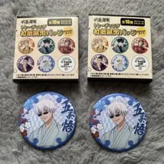 呪術廻戦 和紙風缶バッジ 五条悟