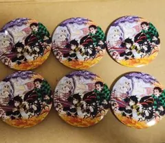 鬼滅の刃 同梱版 缶バッジ 6個セット 無惨 義勇 禰豆子 炭治郎