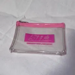 超特急　ミニクリアポーチ