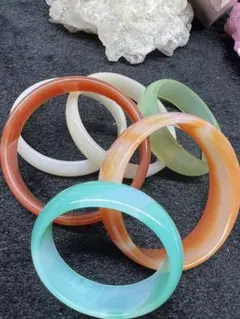 【天然石】瑪瑙 輪っかセット