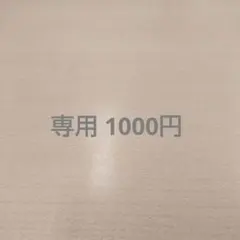 専用です