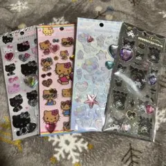 サンリオキラキララインストーンシール４枚セット