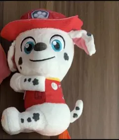 パウパトロール　くっつき　ぬいぐるみ　マーシャルのサムネイル