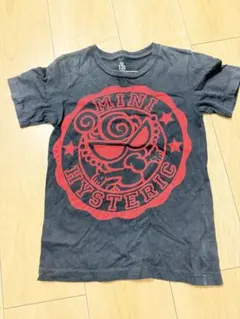 ヒスミニTシャツ 120cm ブラック/レッド