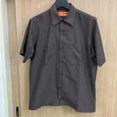 USA製BEAMS x RED KAP 半袖ワークシャツ ブラウンレッドキャップのサムネイル