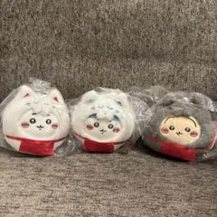 もぐもぐ本舗　伏見稲荷　稲荷だるまぬいぐるみ　うさぎ　ハチワレ　ちいかわ