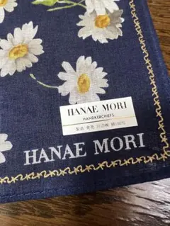 HANAE MORI ハンカチ ネイビー 花柄