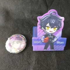 シクフォニいるま VOISING 学園祭缶バッチ/ROUND1コラボ コースター