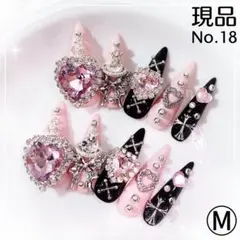 現品推しネイルチップ痛ネイル姫ギャルゴテゴテy2k量産型地雷系クロムサブカル