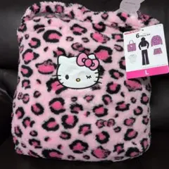 しまむら★ハローキティ★ハッピーバッグ★ひょう柄★ピンク★Ｌ★出品