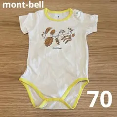 ★mont-bell★モンベル　コットン ベビーシャツ 70 ロンパースのサムネイル