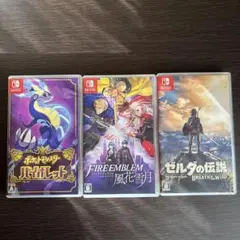まとめ売り ポケモンバイオレット、ブレスオブザワイルド、ファイヤーエンブレム