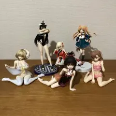 美少女 フィギュア 6点セット 結城美柑 御坂美琴 アルベドのサムネイル