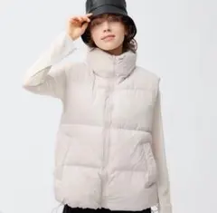 GU ヒートパデットオーバーサイズベスト