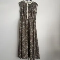 URBAN RESEARCH エスニックパネル柄ワンピース