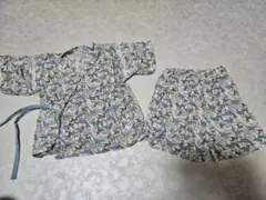 プティマイン　恐竜柄甚平　90cm