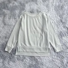 【ドゥクラッセ】トレーナー プルオーバーカットソー サイドスリット レイヤード