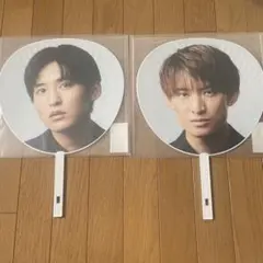 SnowMan 目黒蓮　向井康二　うちわ mania