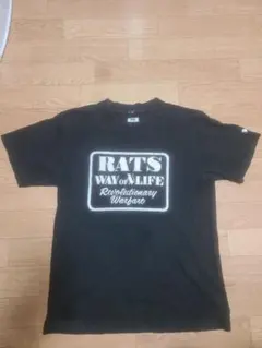 RATS WAY OF LIFE Tシャツ ブラックのサムネイル