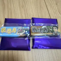 鬼滅の刃　全集中展　ご当地缶バッジ鹿児島　嘴平伊之助　悲鳴嶼行冥