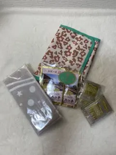 旅行　アメニティグッズ　入浴剤　ハンドタオル　セット