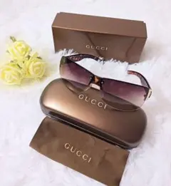 GUCCI サングラス GGロゴ ブラウン グラデーション ヴィンテージ