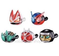 全５種 コンプリート 仮面ライダー コロンとリング ２ ガチャ 指輪 リング Ａ