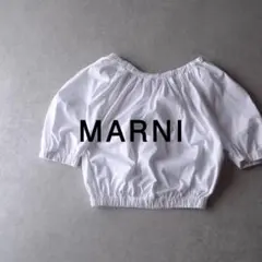 HGB-Q312/美品 22SS MARNI スキッパーシャツ ギャザー 38 - メルカリ