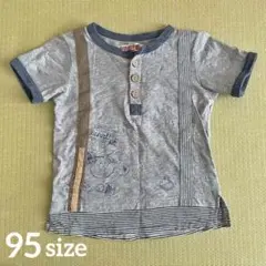 BIQUETTE ベビー Tシャツ 95cm 半袖 ヘンリーネックのサムネイル