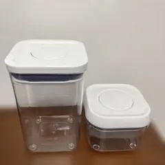 2個セット OXO ポップコンテナ スクエア 0.3Lと1.0Lのサムネイル