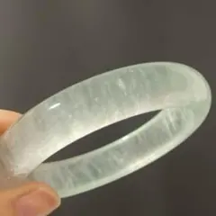 超美品　ミントグリーンフローライトバングル