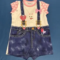 ミキハウス ロンパース 70のサムネイル