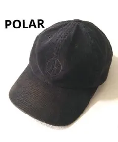 POLAR コーデュロイ ブラウン キャップ Sサイズ