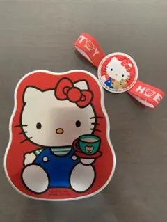 ハローキティ アルミニウム製　お弁当箱とバンド