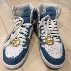 NIKE AIR JORDAN 1 HIGH OG デニム スニーカー