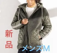 新品未使用◆プロバドール　ハイブリッド暖か軽量コート メンズ カーキ M