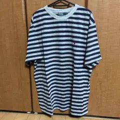 オールド Polo by Ralph Lauren ストライプTシャツ Lサイズ