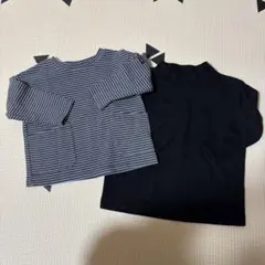タートルネック　プティマイン　無印　2枚セット　90㎝