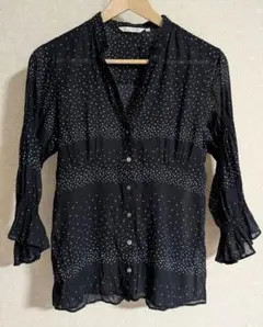 Maker's Shirt鎌倉 ドット柄 シャツ 11号