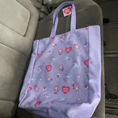 藤井風 LOVE ALL SERVE ALL トートバッグ 薄紫 藤井風 LASAトートバッグ LOVE ALL SERVE ALL 公式グッズ 1回使用 紫