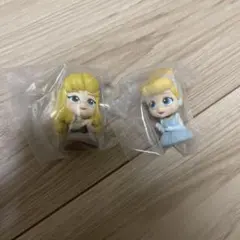 ディズニープリンセス まちぼうけ2 オーロラ姫 シンデレラ フィギュア2体セット
