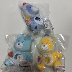 ケアベア キャラ福くじ Sweet Night B賞ぬいぐるみキーホルダー3点