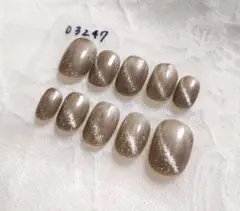 No.1783 ネイルチップ【ベリーショート】マグネットネイル