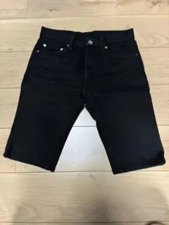 アイアンハート　黒鎧デニムショートパンツ ブラック W29のサムネイル