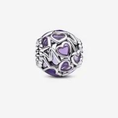 Pandora パープルハートオープンハートマムのサムネイル