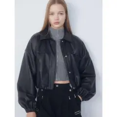 EMODA ボックスEマークショートブルゾン