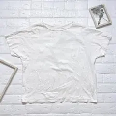 OPAQUE.CLIP ホワイト Tシャツ サイズ38/M コットン100%