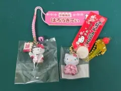 Hello Kitty Mt. Fuji ストラップ 赤富士 2種セット - メルカリ