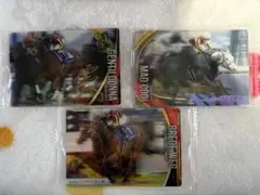 競馬トレーディングカード3枚セット