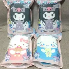 サンリオ　キティ・クロミ・シナモン　ボディスポンジ　４個セットのサムネイル